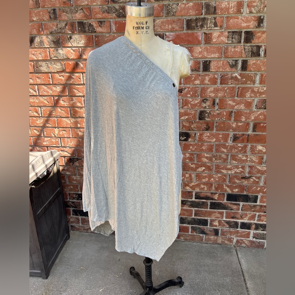 Zalamoon grey maternity snap wrap